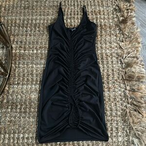 Fashion nova black body con dress S